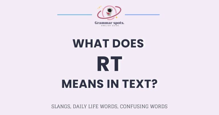 What Does RT Mean in Text? The Real Answer