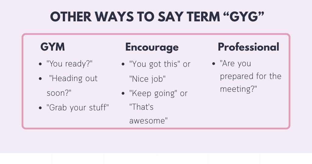 Say It Better: Swapping "GYG" for Clearer Words