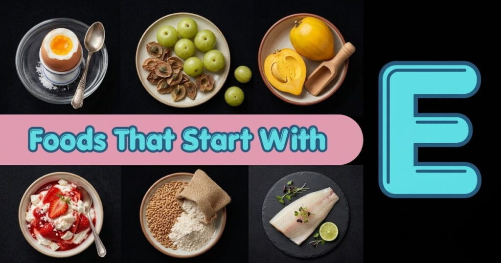 Foods That Start With E: Complete List of Fruits, Vegetables, Snacks and More