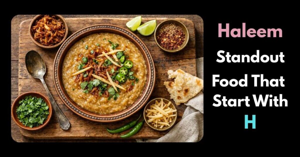 Standout Haleem Food That Start With H